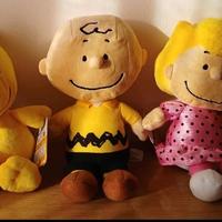 Sally, Linus, Charlie Brown, Lucy, Woodstock