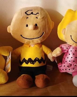 Sally, Linus, Charlie Brown, Lucy, Woodstock