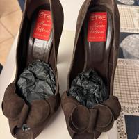 Scarpe Etro scamosciate marroni