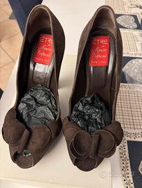 Scarpe Etro scamosciate marroni