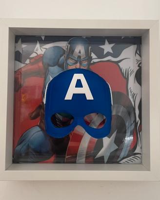 Quadro In resina Captan America