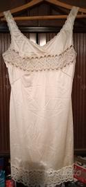 sottoveste rosa perla tg s