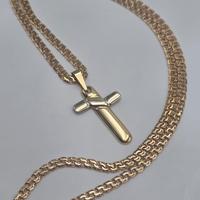 COLLANA ORO UOMO CON CROCE