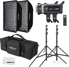 GODOX SL100Bi 2X 100W Dual Color Temperature LED V