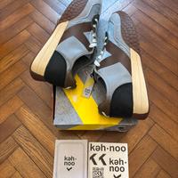 Scarpe Keh Noo Uomo Pelle/Nylon Grigio/Marr/Nero44