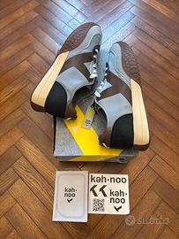 Scarpe Keh Noo Uomo Pelle/Nylon Grigio/Marr/Nero44