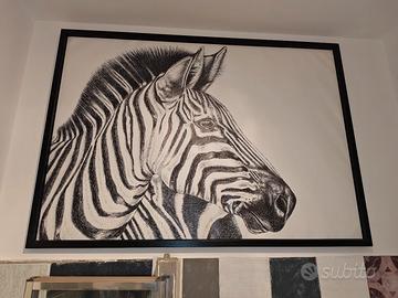 Quadro stampa giraffa