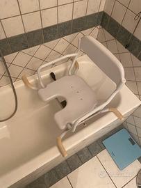 Sedia girevole per vasca da bagno