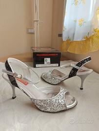 Bandolera scarpe da tango argentino n.37 tacco 7
