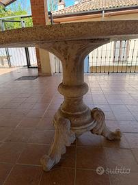 tavolo in pietra da giardino 1800