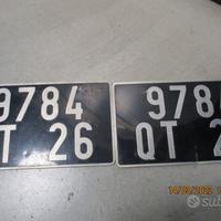 Targhe originali francesi