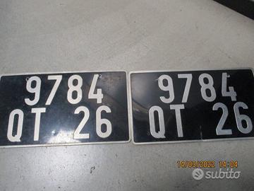 Targhe originali francesi