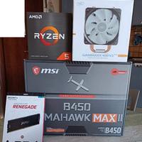 Ryzen 5600 MSI B450 Tomahawk MAX II RAM 16gb cl16