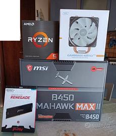 Ryzen 5600 MSI B450 Tomahawk MAX II RAM 16gb cl16