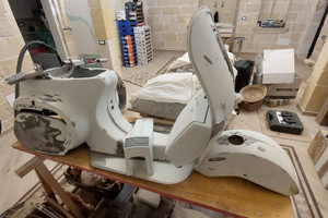 Telaio e accessori vespa PK50S