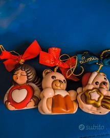 Trio addobbi Thun limited edition, 2 Teddy +angelo