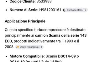 turbocompressore Holset