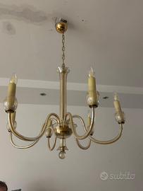 Coppia Lampadari Murano