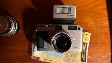 CONTAX G1 GREEN LABEL SET + FLASH TLA 200 a parte