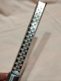 Grattugia nuova con cartellino in acciaio inox 