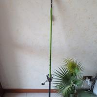 Canna da pesca trota.