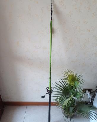 Canna da pesca trota.
