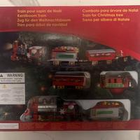 Treno Natalizio Animato per albero di Natale