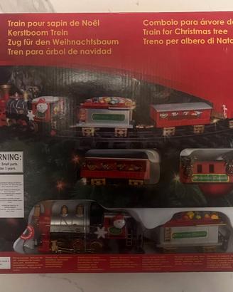 Treno Natalizio Animato per albero di Natale