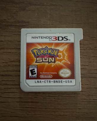 Pokémon Sun Inglese Nintendo 3Ds