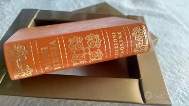 MICRO BIBBIA 1989 ILLUSTRATA COPERTA PELLE  NUOVA