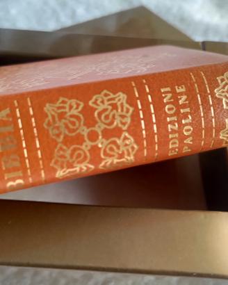 MICRO BIBBIA 1989 ILLUSTRATA COPERTA PELLE  NUOVA