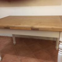 Tavolo allungabile stile country