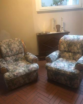 coppia poltrona vintage