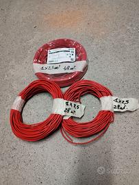 Cavi 1x2.5mm² rosso