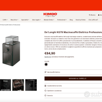 Macina caffè DeLonghi x moka, espresso, napoletana