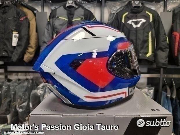 Casco Integrale Airoh ST 501 Square Blu Bianco Rosso - Due Ruote