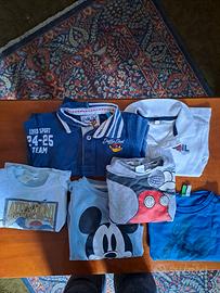 set 6 magliette manica lunga 18 mesi