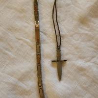 bracciale e collana acciaio