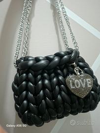 borsa nera marshmallow 