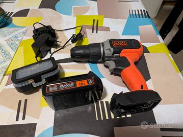 trapano avvitatore black&Decker 