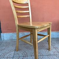 Sedie in legno massello – 19 disponibili