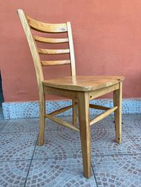 Sedie in legno massello – 19 disponibili