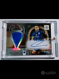 Lautaro Martinez FC Inter carta autografata 18/50