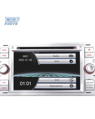 NAVIGATORE RADIO 7" PER FORD QUADRATA COLORE ARGE