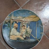 Piatti con dipinti impressionisti