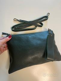 Pochette Contigo vera pelle da cerimonia