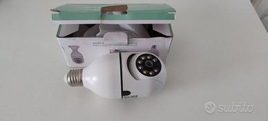 telecamera wifi con attacco lampadina e27 