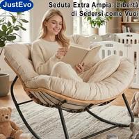 Sedia dondolo nuova