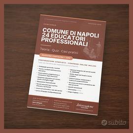 Manuale Concorso Napoli 24 Educatori Completa