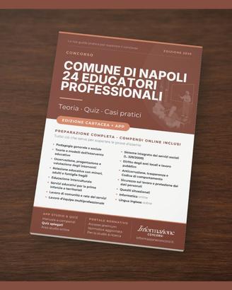 Manuale Concorso Napoli 24 Educatori Completa